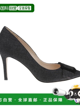 自营 l'agenceL’AGENCE Helene牛仔运动鞋-黑色 美国奥莱直发