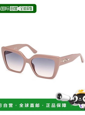 自营Guess Resin Women's Sunglasses - beige 美国奥莱直发