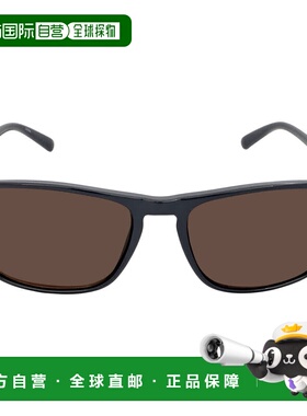 自营Calvin Klein Brown Rectangular Men's Sunglasses CK20524S
