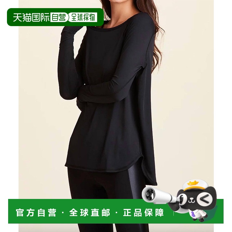 自营alala黑色分形插肩长袖 T 恤 - 黑色 【美国奥莱】直发卫衣