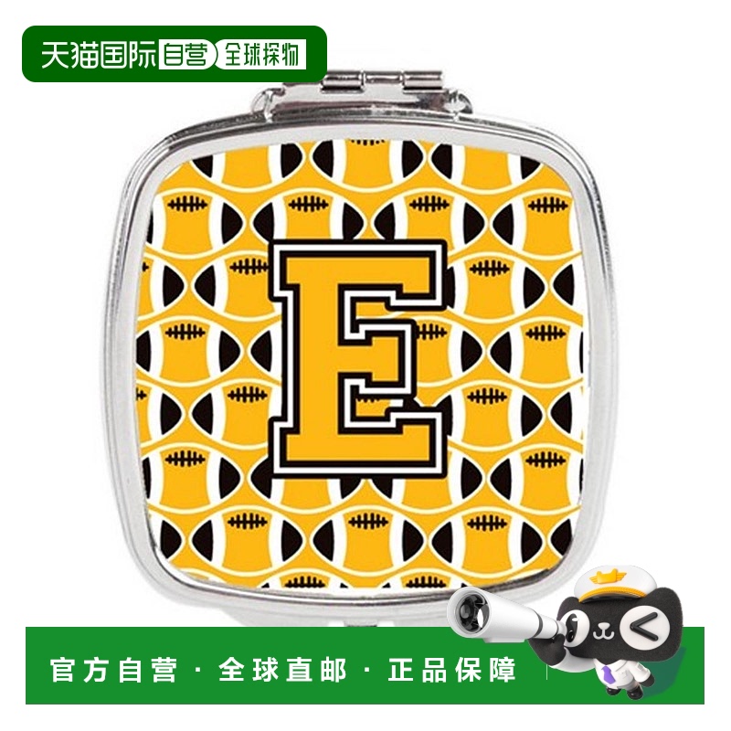自营 Carolines Treasures CJ1080-ESCM 字母 E 足球黑色正品