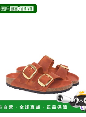 自营birkenstockBurnt Orange Arizona Big Buckle Sandals - bro