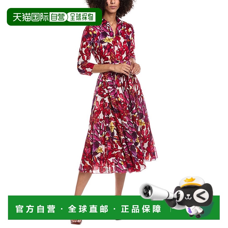 自营Samantha Sung Aster Midi Dress - multi 美国奥莱直发