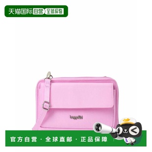 自营baggallini RFID Phone Wallet Crossbody Bag - hibiscus pi