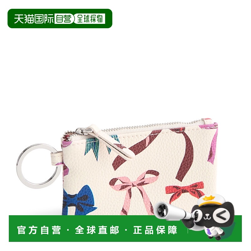 自营vera bradleyOutlet Faux Leather Zip ID Case - rows of bo
