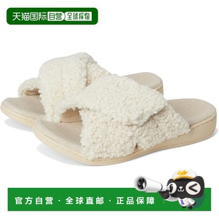 Cream Toe Round Slip Women Slippers Relax 自营Vionic