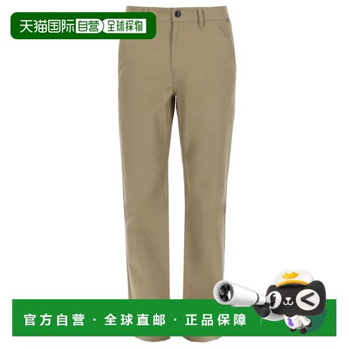 自营burberryNeutrals Arthur直腿翻盖长裤-neutrals 美国奥莱直