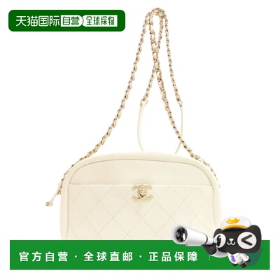 自营Chanel Leather Shoulder Bag (Pre-Owned) - white 美国奥莱