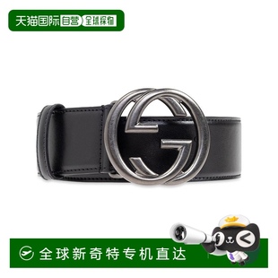 互扣式 古驰 男士 774153 双G搭扣腰带 香港直邮潮奢 1h可退 Gucci