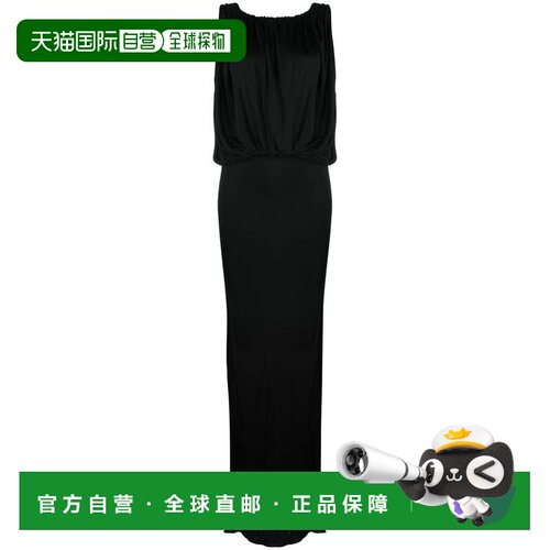 自营Saint Laurent Women's Draped Sleeveless Jersey Dress - b