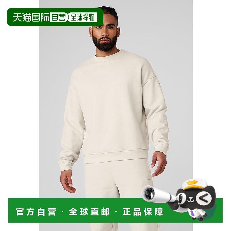 美国直邮Alo Yoga Renown 重磅圆领套头衫 - 骨白