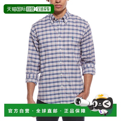 自营Brooks Brothers Regular Fit Woven Shirt - blue 美国奥莱