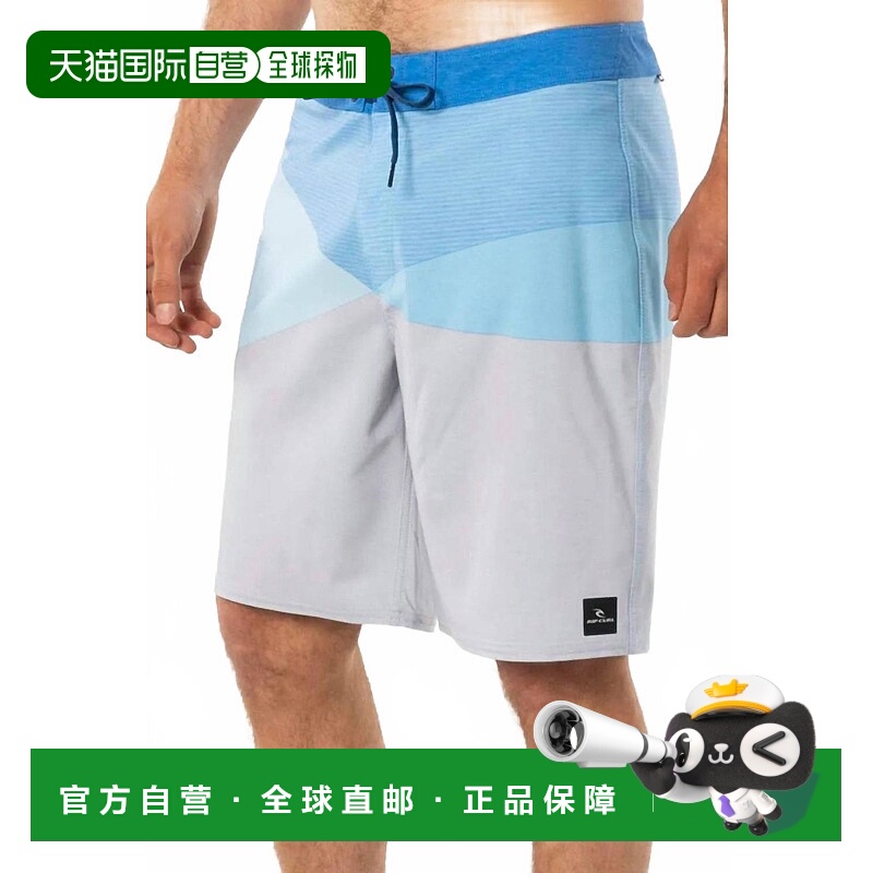 自营rip curlMen's Mirage Overlay Boardies In Blue - blue 美