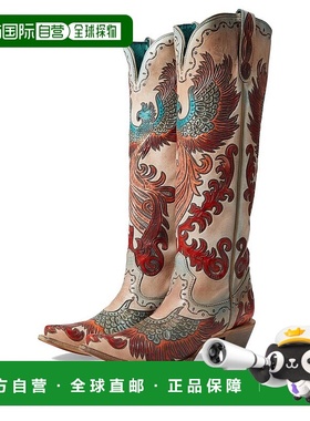 1h可退 【美国直邮】Corral A4516 女士手工火凤凰时装靴 优质真