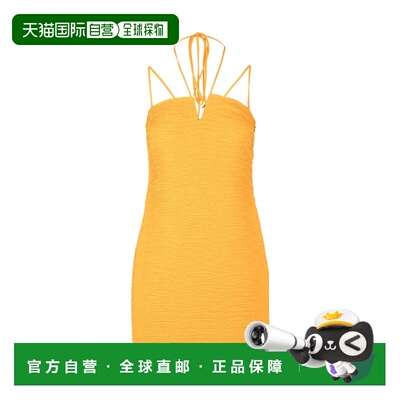自营patrizia pepeShort Dress - Orange - yellow 美国奥莱直发