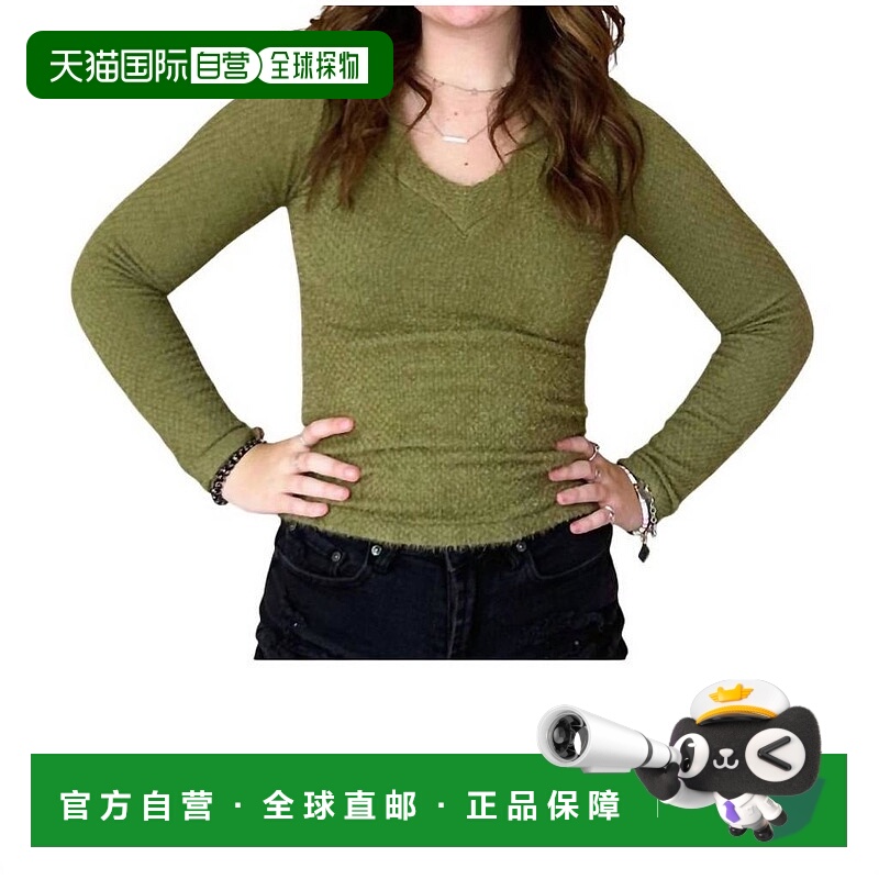 1h可退 【美国直邮】scala 女士 毛衣牛仔裤长袖