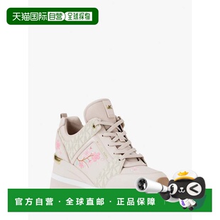 自营michael korsGeorgie Signature Logo Trainer - lt crm mult
