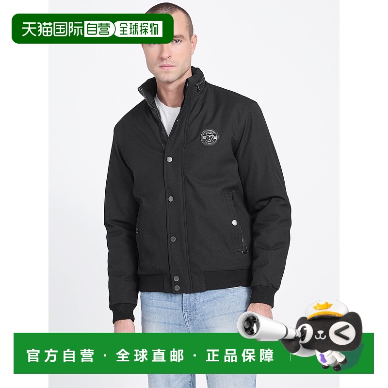 自营guessTosh Hidden Hooded Jacket - black 美国奥莱直发