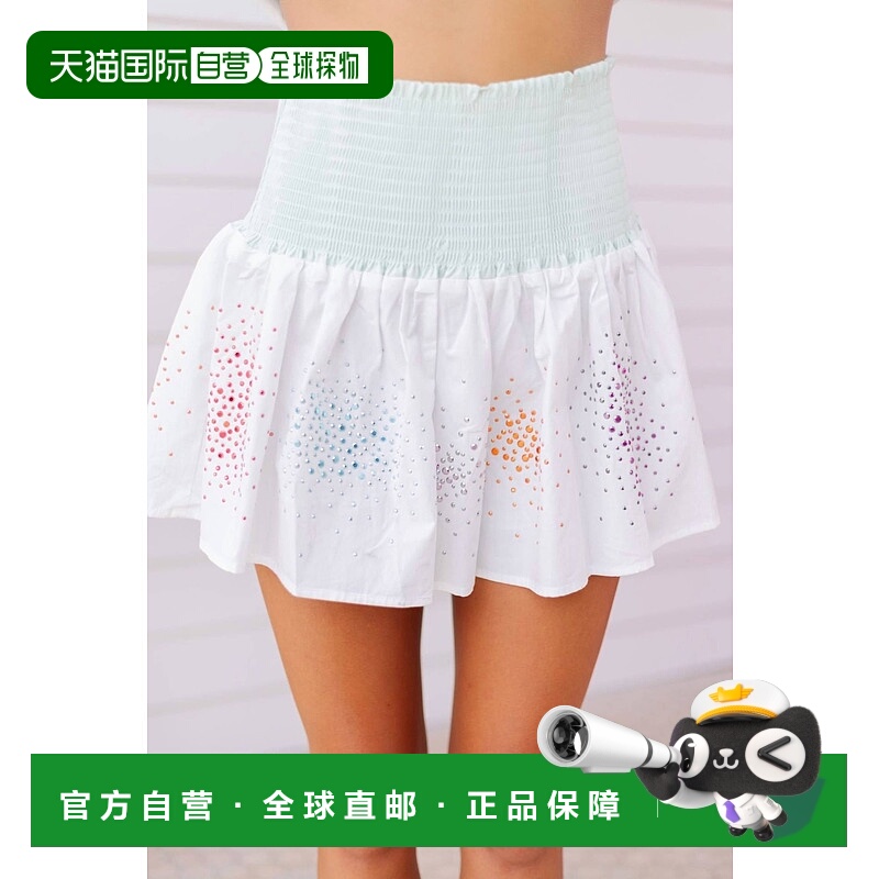 自营 queen of sparkles白色连身短裤-白色连身裤 美国奥莱直发