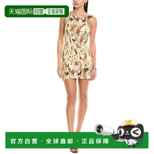 自营Significant Other Simona Mini Dress - green 美国奥莱直发