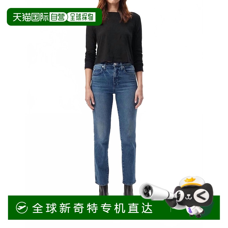 自營 amoWomen's Cropped Jeans In True Love - true love 【美
