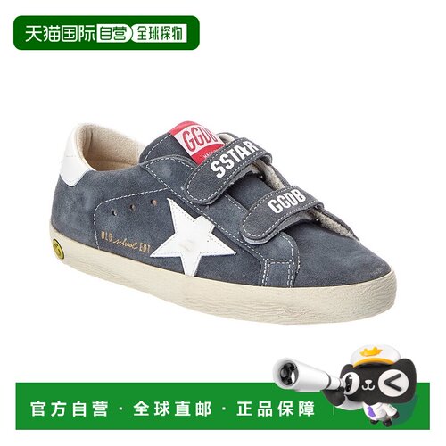 自营Golden Goose绒面革运动鞋-蓝色 美国奥莱直发