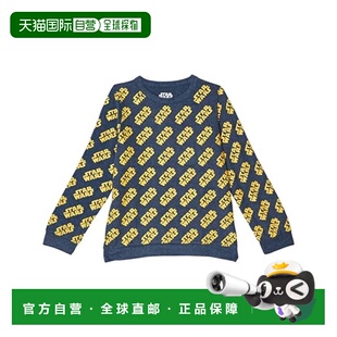 自营Boys Chaser RPET Sweatshirt Blue Star Wars Print Long Sl