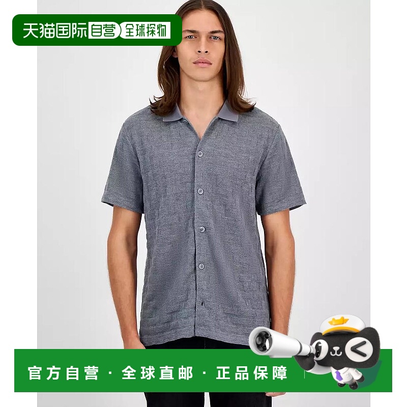 1h可退 【美国直邮】guess 男士 衬衫短袖