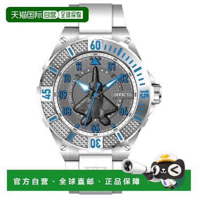 自营Invicta男士Aviator 50mm手表IN-50663-白色 美国奥莱直发