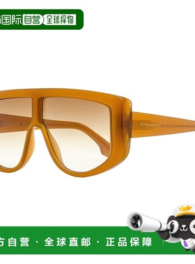 自营Victoria Beckham Women's Arching Shield Sunglasses VB664