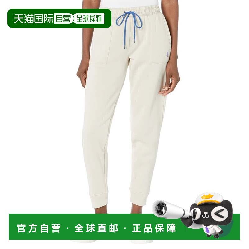 自营u.s. polo assn.美国Polo Assn。慢跑裤女式冬季珍珠贴袋FROG