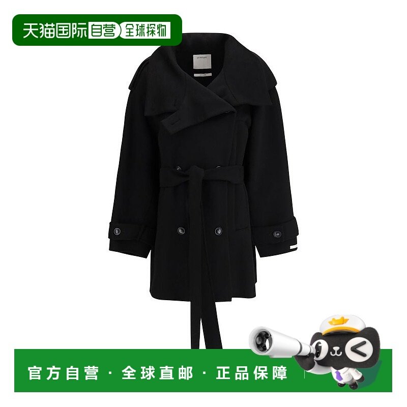 自营Max Mara Wool Women's Coat - Black 外套美国奥莱直发,女装/女士精品,短外套,淘宝优惠券,粉丝福利购,淘宝优惠卷