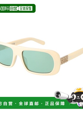 自营GCDS Acetate Sunglasses -  Beige 太阳镜配饰美国直发奥莱