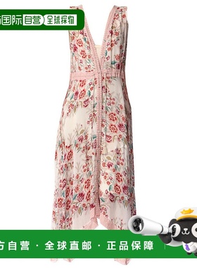 自营Johnny Was Womeb Aztec Vanessa V 领不对称连衣裙（吊带裙