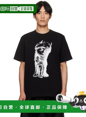 1h可退 香港直邮潮奢 Sacai 男士 黑色 Where The Wild Things Ar