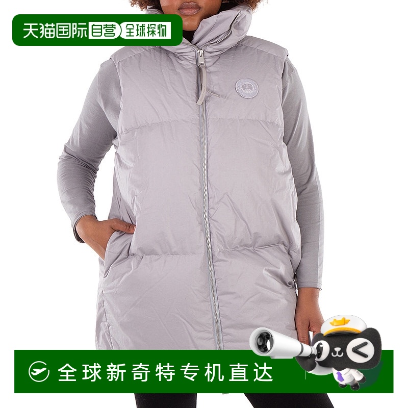 自营 canada goose加拿大鹅石榴石长衬垫背心-灰色 【美国奥莱】