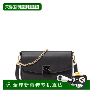 女士 spade 美国直邮 单肩包真皮手提包翻盖背包拉链中号 kate