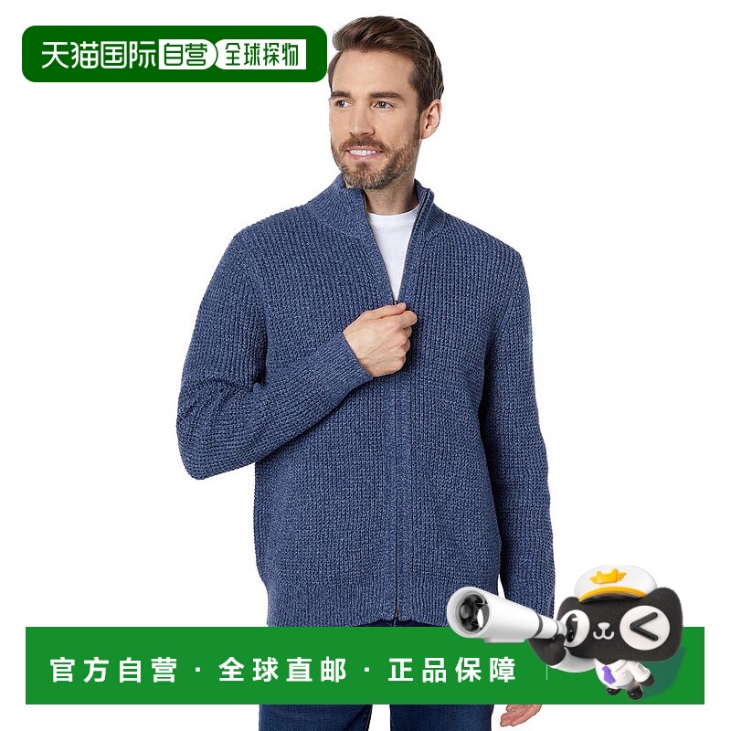 1h可退 【美国直邮】L L Bean 有机棉全拉链毛衣 男装针织衫 100