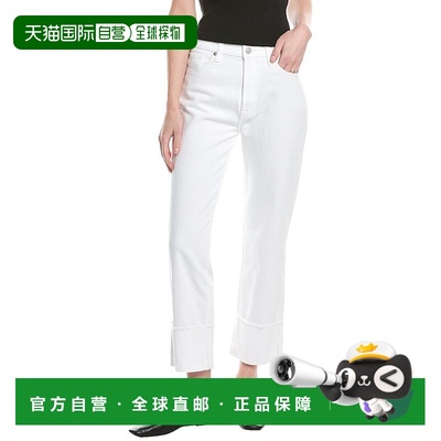 自营 7 for all mankind7全人类洛根白色烟斗牛仔-白色 美国奥莱