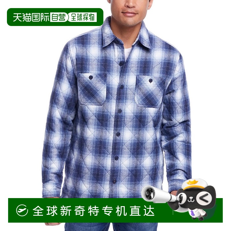 自营weatherproof vintage男士格子棉质衬衫夹克 - 安静港湾 【美