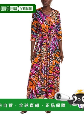 自营 Diane von Furstenberg Lily 真丝混纺长裙 - 橙色 美国奥莱