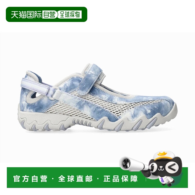 自营mephisto女式Niro Rugged Mary Jane鞋蓝色扎染-蓝色扎染 【