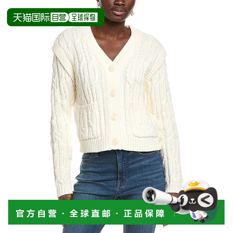 自营Endless Rose Cable Cardigan - white 美国奥莱直发