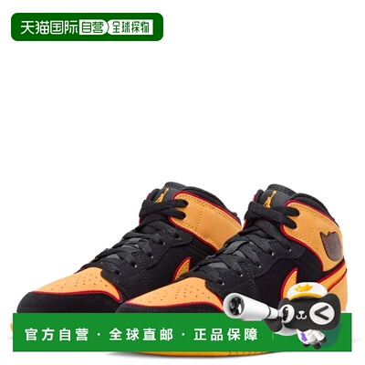 自营Youth Nike Air Jordan Mid SE FJ4924- Black Orange Lifest
