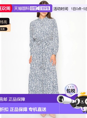 自营yal new yorkNavy Modest Tiered Maxi Dress - navy 美国奥