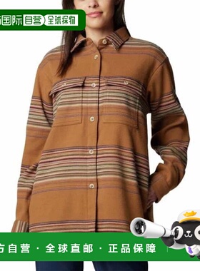 自营Columbia Blue Point Creek Shirt Jacket Women's Brown Str