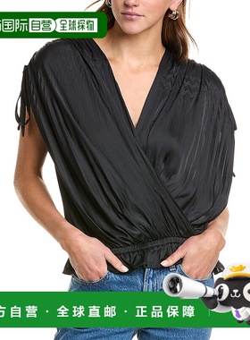 自营 Ramy Brook Harmony 上衣 - 黑色 美国奥莱直发性感