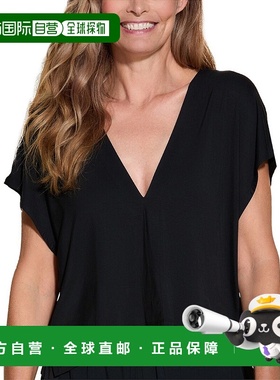 自营Cosabella Talco双V上衣-黑色 美国奥莱直发