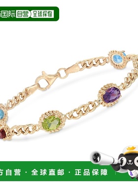 自营 Ross-Simons 黄水晶、蓝色托帕石、石榴石、橄榄石和紫水晶