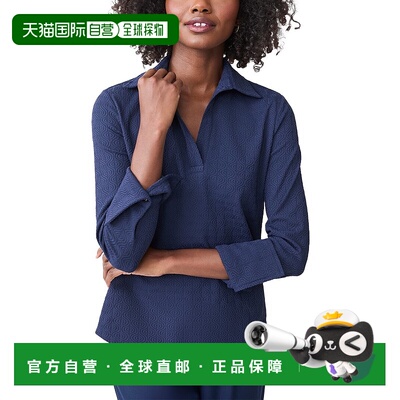 自营J.McLaughlin Alfie Top - navy 美国奥莱直发上衣